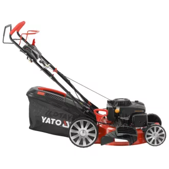  YATO Mașină de tuns iarbă pe benzină cu autopropulsie, 530 mm, cu starter electric