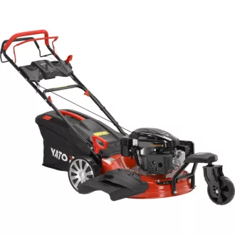   YATO Mașină de tuns iarba pe benzină autopropulsată, 3 roți, 530 mm