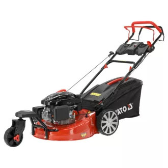   YATO Mașină de tuns iarba pe benzină autopropulsată, 3 roți, 530 mm