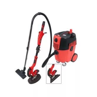   Aspirator industrial YATO cu agitator automat de filtru 1600W + șlefuitor de perete Girafe 710W (YT-82350)