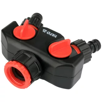 YATO Adaptor cu două ieșiri 3/4"-1"