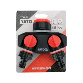 YATO Adaptor cu două ieșiri 3/4"-1"