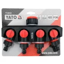 YATO Adaptor de cuplare cu 4 ieșiri 3/4"-1"