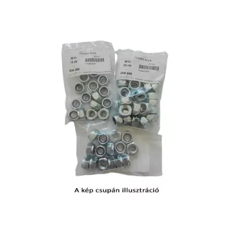   Piulita autoblocante cu insert din plastic DIN 985 galvanizat M5 (25 buc)
