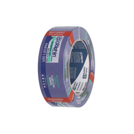 BLUE DELPHIN Bandă de mascare profesională pentru pictor 38 mm x 50 m