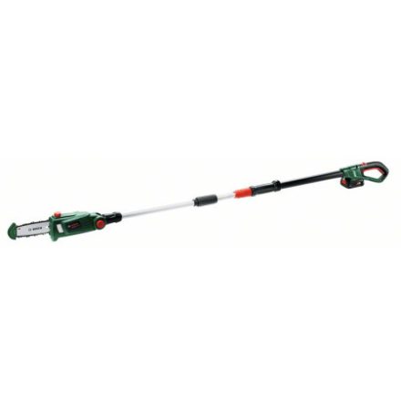 Tocător de înălțime telescopic fără fir BOSCH UniversalChainPole 18 (1 baterie de 2,5 Ah + încărcător)