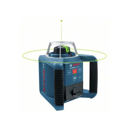 BOSCH GRL 300 HVG verde Laser rotativ + Receptor laser LR 1G + Telecomandă RC 1 + Suport WM 4