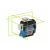 Laser cu linii încrucișate BOSCH (verde) GLL 3-80 CG în L-Boxx (1 baterie de 2,0 Ah + încărcător rapid)