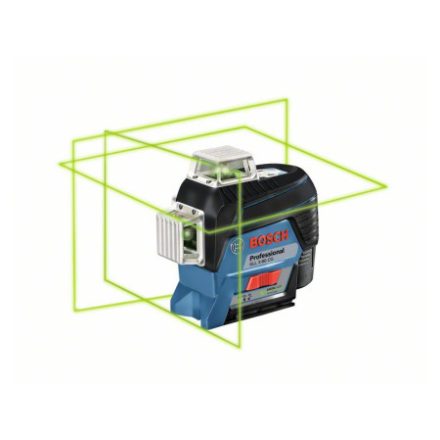 Laser linie verde BOSCH GLL 3-80 CG (fără baterie și încărcător) în L-Boxx