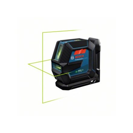 Laser cu linii încrucișate BOSCH (verde) GLL 2-15 G în pungă de protecție + Stand BT 150 + placă țintă laser
