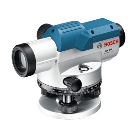 BOSCH Aparat de nivelare optică GOL 32 D + suport BT 160 + riglă de măsurare GR 500