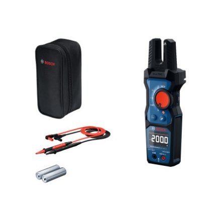 BOSCH Clește ampermetric GFM 1000-15 cu afișaj LCD inversat CAT IV 600 V / CAT III 1000 V