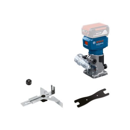 BOSCH Freză de suprafață pe baterie GLF 18V-8 cu control al vitezei de rotație (fără baterie și încărcător)