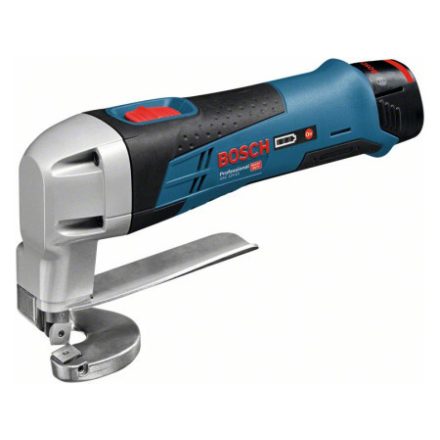 Foarfece de tăiat plăci fără fir BOSCH GSC 12V-13 (2 baterii de 2,0 Ah) în L-Boxx