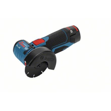 Polizor unghiular cu acumulator BOSCH 76 mm GWS 12V-76 în L-Boxx (2 baterii de 3,0 Ah + încărcător rapid)