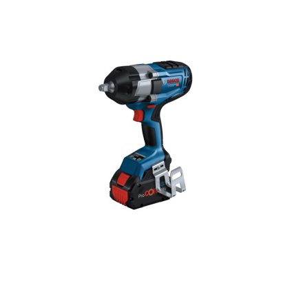 BOSCH BITURBO șofer cu impact cu acumulator GDS 18V-1000 în L-BOXX 1/2" (2 x baterie de 5,0 Ah + încărcător rapid)