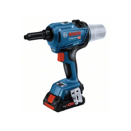 Nituitoare cu acumulator BOSCH GRG 18V-16 C cu 2 x baterii ProCORE18V 4,0 Ah, 1 x încărcător rapid GAL 18V-40