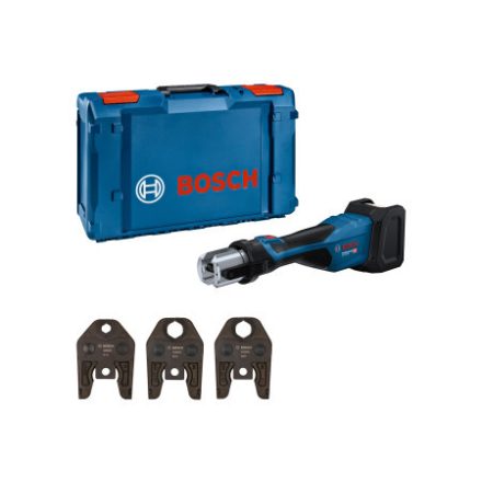 BOSCH Presă cu cap rotativ 360° GPT 18V-32 M set (fără baterie și încărcător)