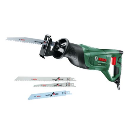 BOSCH ferăstrău alternativ PSA 700 E + set de pânze de ferăstrău din 3 piese / 710 W