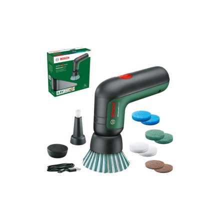 Perie de curățare fără fir BOSCH UniversalBrush 3.6 V + accesorii
