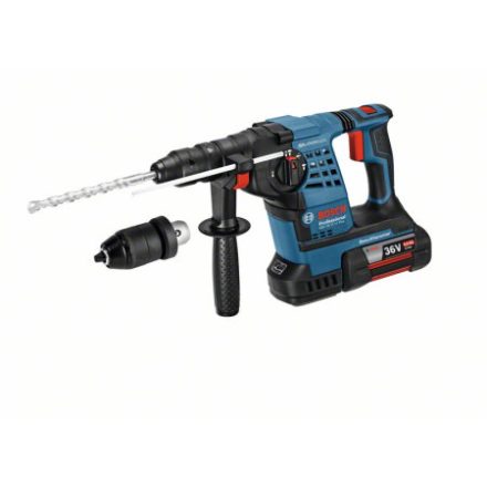 BOSCH GBH 36 V-LI Plus Mașină de găurit cu baterie SDS-Plus (2 baterii de 4,0 Ah) în L-Boxx