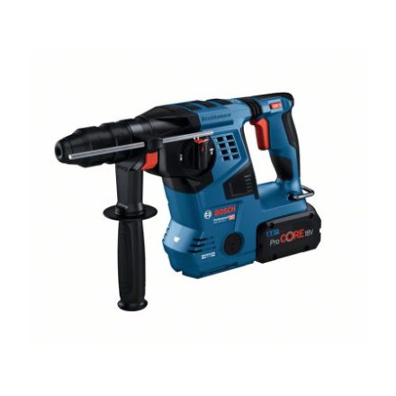 BOSCH GBH 18V-28 C Mașină de găurit cu acumulator (2 x ProCORE18V 8,0 Ah, GAL1880 CV, mandrina cu schimbare rapidă, GDE