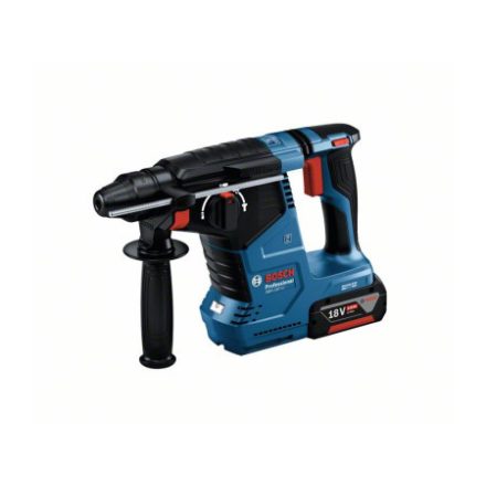 BOSCH Ciocan rotopercutor pe baterie GBH 187-LI în valiză (2 x 5,0 Ah baterie + încărcător rapid)
