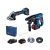 Polizor unghiular cu acumulator BOSCH GWS 180-LI + Mașină de găurit cu baterie GBH 180-LI (2 x baterii de 4,0 Ah + încărcător) XL