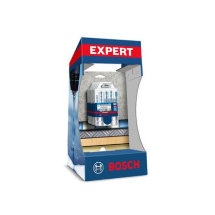 BOSCH EXPERT HEX-9 Set de șuruburi de găurire universal, 5 piese (6 buc) pentru afișare pe tejghea