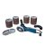 BOSCH Set de polizor unghiular 125 mm GWS 9-125 / 900 W + disc de tăiere inox 125 x 1,0 x 22,2 mm 400 buc