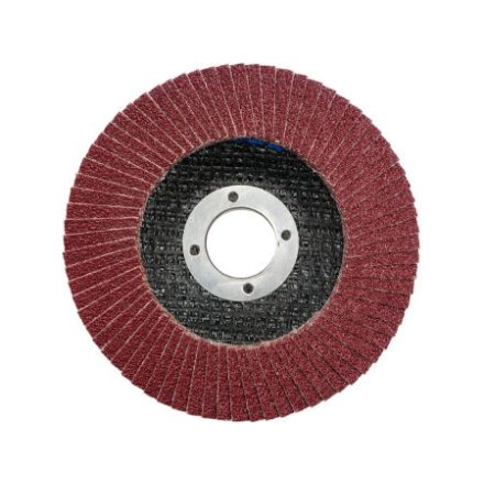 VOREL Disc de șlefuit cu clapete plat 115 x 22,2 mm / P80