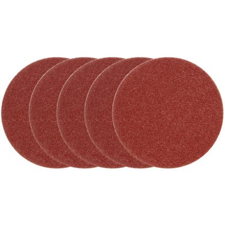 Disc fibră velcro VOREL 125 mm / P80 (5 buc)