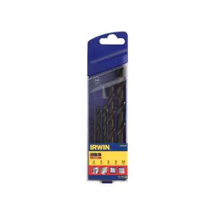 IRWIN Set de burghie cu șuruburi 5 bucăți HSS PRO cilindric (4-5-6-8-10 mm)