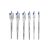 IRWIN Set de burghie plat pentru lemn 6 bucăți Blue Groove 4x (10-13-16-19-22-25 x 152 mm)