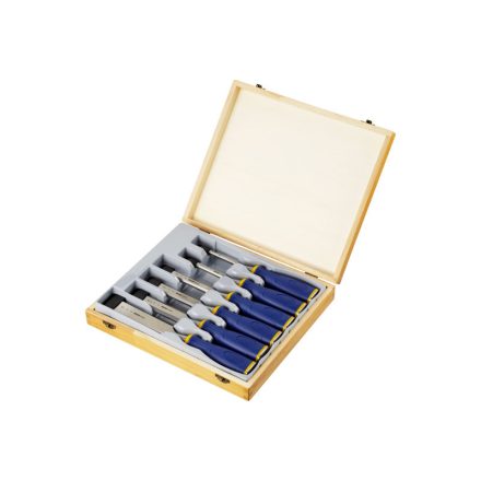Set dălți pentru lemn IRWIN Marples cu mâner moale din 6 piese (6-10-15-20-25-35 mm)