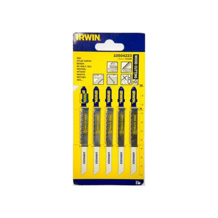 Lamă de ferăstrău IRWIN T101BR 74/2,5 mm HCS (5 buc)