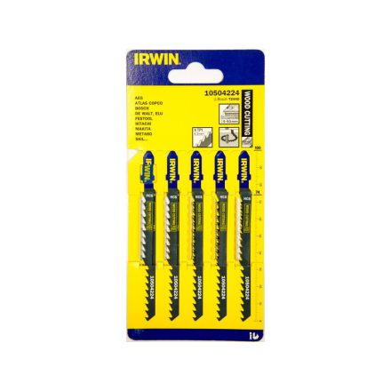 Pânză de ferăstrău IRWIN T244D 74/2,5 mm HSS (5 buc)