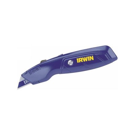 Cuțit IRWIN cu lamă trapezoidală cu lamă retractabilă + 3 lame bimetalice