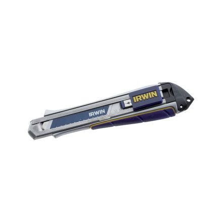 IRWIN Cuțit cu lamă spargibilă cu carcasă din aluminiu ranforsat de 18 mm