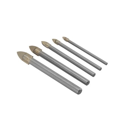 IRWIN Set burghie pentru sticlă și țiglă 5 bucăți cilindric (4-5-6-8-10 mm)