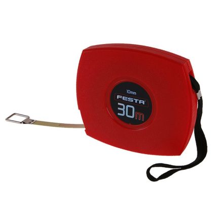 FESTA Bandă de măsurare 30 mx 10 mm oțel închisă