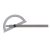 Protractor FESTA 150 x 200 mm metal