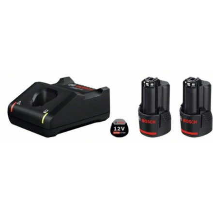 Set baterie BOSCH GBA 12V / 2 x 2,0 Ah baterie + încărcător rapid GAL 12V-40