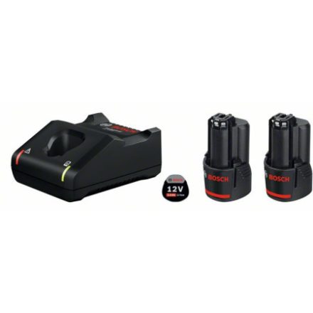 Set baterie BOSCH GBA 12V / 2 x 3,0 Ah baterie + încărcător rapid GAL 12V-40
