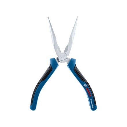 BOSCH Clește cu nas lung, drept, cu cuplu mare, 200 mm CrV