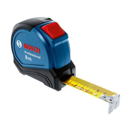 Bandă de măsurare profesională BOSCH 8 x 27 mm magnetică, scalată pe ambele părți, Autolock