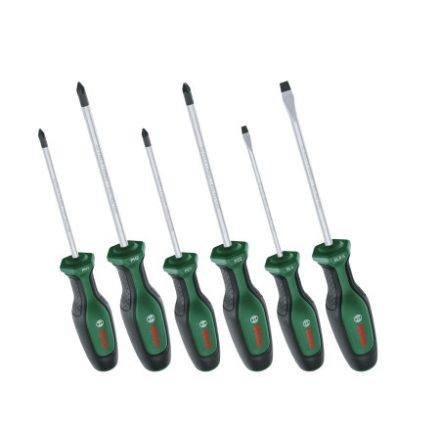 Set de șurubelnițe BOSCH 6 piese S2 (PH, PZ, SL)