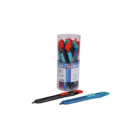 Set cuțite cu lamă spargibilă 9 mm 12 buc