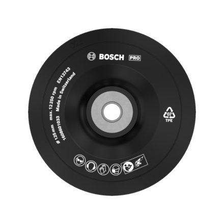 BOSCH PRO Suport de cauciuc moale 125 mm / M14