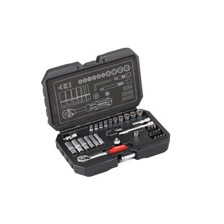 FESTA Set chei tubulare 36 piese 1/4" 4-13 mm CrV